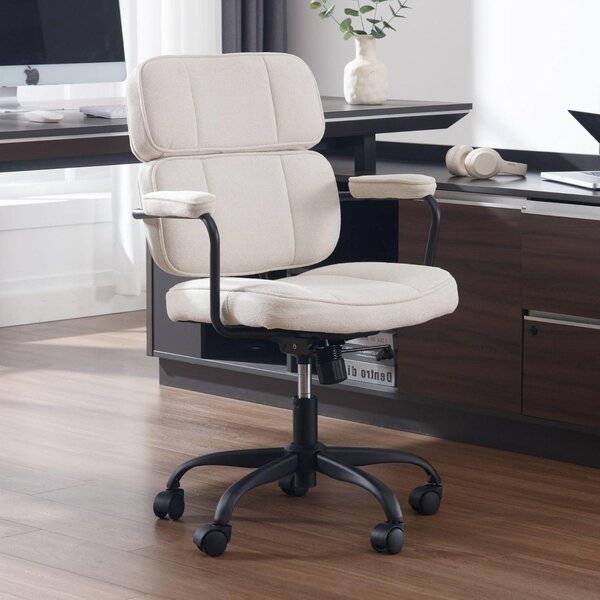 Sedia ergonomica da ufficio - Sedia da scrivania - Sedia da lavoro - Sedia per computer - Sedia da ufficio - Rotazione a 360°