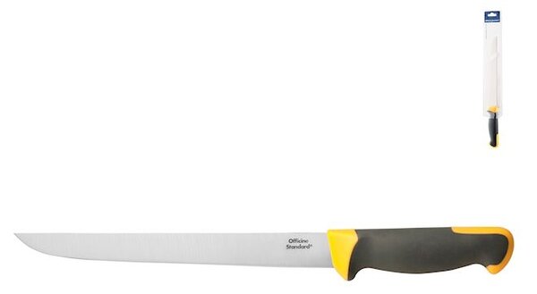 Coltello arrosto Officine Standard in acciaio inox manico antiscivolo grigio cm 24