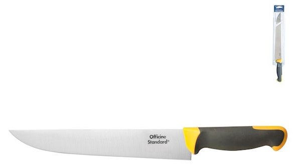 Coltello francese Officine Standard in acciaio inox manico antiscivolo grigio cm 28