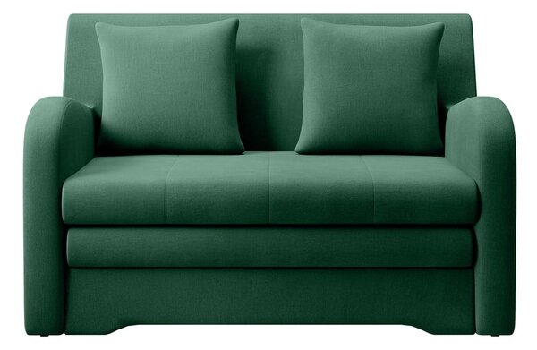 Divano verde allungabile e rivestimento in velluto 130 cm Ario – ELTAP