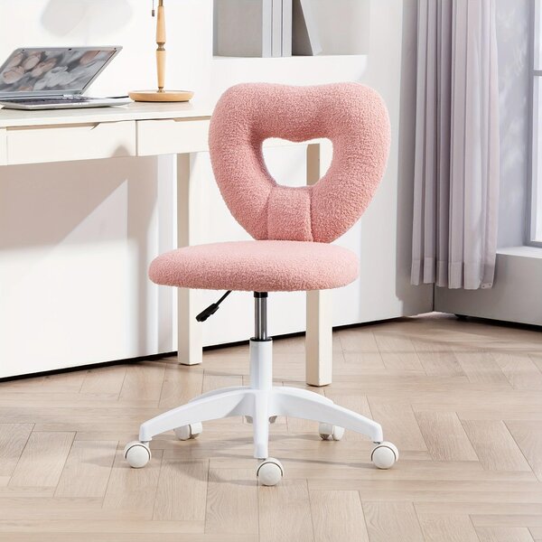 Sedia da ufficio - Sedia ergonomica - Sedia girevole - Sedia per ufficio - Sgabello da ufficio - Schienale a forma di cuore