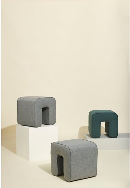 Sgabello grigio Sculpture - Hübsch