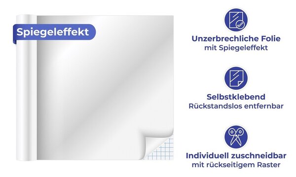 Adesivo specchiato 58x150 cm – Wenko