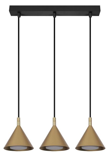 BRILAGI - LED Lampadario a sospensione con cavo CONE TRIPLE 3xGX53/15W/230V dorato