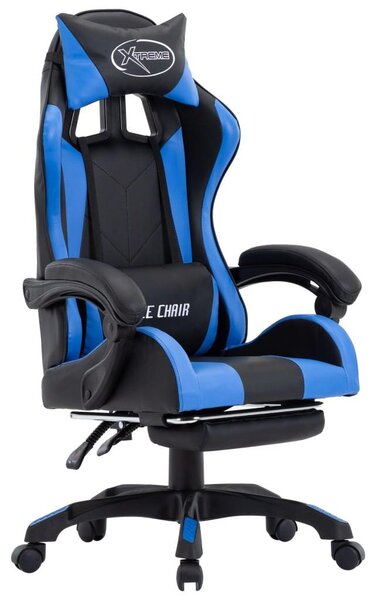 Sedia da ufficio - Sedia ergonomica per ufficio - Sedia da gaming - Sedia da lavoro - Sedia regolabile - Poggiapiedi pieghevole