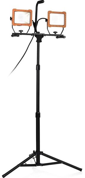Proiettore LED con stativo 2xLED/30W/230V 4000K IP65 arancione/nero