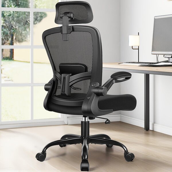 Sedia ergonomica da ufficio - Sedia da ufficio - Sedia da lavoro - Sedia da gaming - Sedia girevole - Supporto lombare regolabile