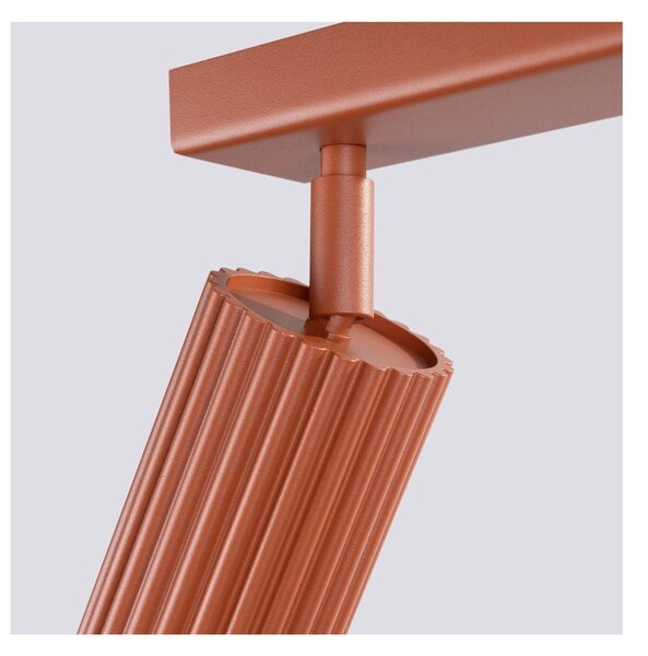 Faretto color mattone 6,5x81 cm Gleam – Sollux