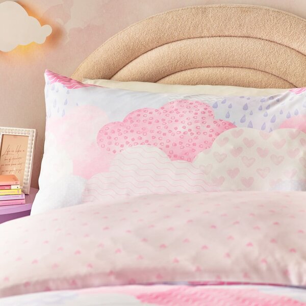 Biancheria da letto per bambini rosa in microfibra per letto singolo 135x200 cm Soft as a Cloud – Catherine Lansfield