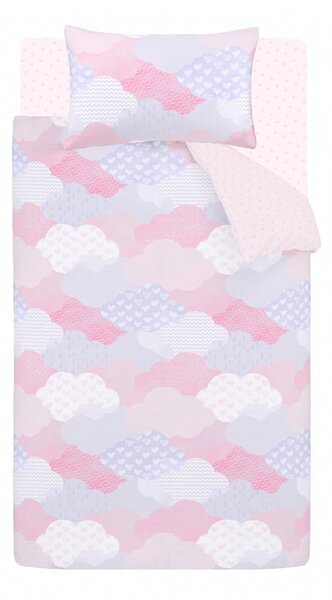 Biancheria da letto per bambini rosa in microfibra per letto singolo 135x200 cm Soft as a Cloud – Catherine Lansfield