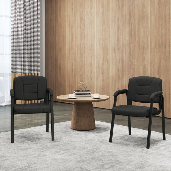 Set di 2 poltrone ampie e confortevoli – Poltrone per sala d'attesa – Poltrone da ufficio – Poltrone per hall – Poltrone perriunioni