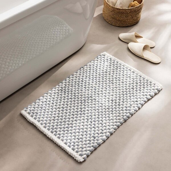 Tappetino per il bagno greige 50x80 cm Rafael – douceur d'intérieur