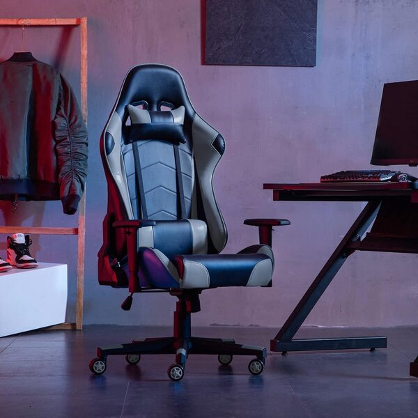Sedia da gaming IntimaTe WM Heart, sedia ergonomica da ufficio, sedie da ufficio regolabili, sedie da corsa regolabili, sedia da gaming per PC con schienale alto