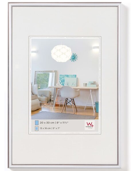 Walther Design Living Cornice Legno Bianco 13 x 18 cm 