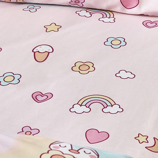 Lenzuolo con angoli per bambini rosa per culla 70x140 cm Forever Together – Catherine Lansfield