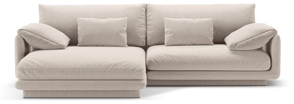 Divano angolare beige (angolo sinistro) Torino - Micadoni Home