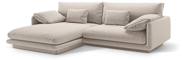 Divano angolare beige (angolo sinistro) Torino - Micadoni Home
