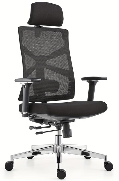 Sedia ergonomica da ufficio - Sedia da ufficio - Sedia da lavoro - Sedia scrivania per studio - Sedia da gaming - Tessuto a rete traspirante