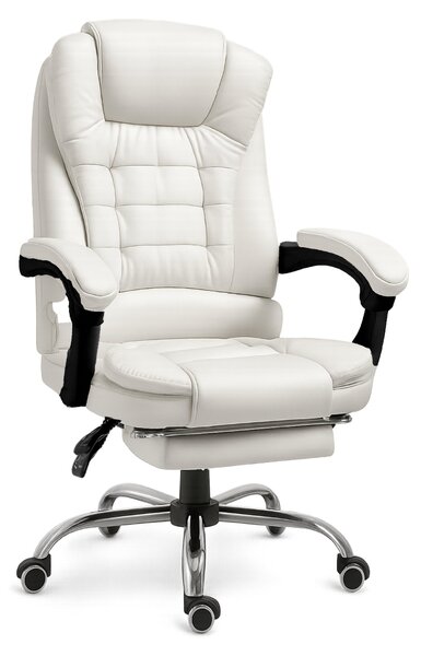 Sedia ergonomica da ufficio - Sedia da ufficio - Sedia da scrivania con poggiapiedi - Sedia girevole
