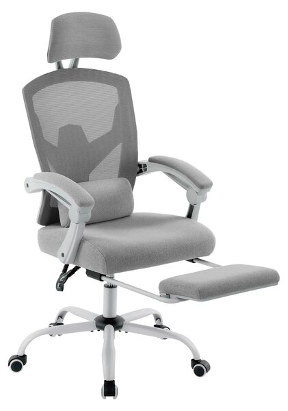 Sedia ergonomica da ufficio - Sedie - Sedia da gaming - Funzione basculante - Sedia girevole - Poggiatesta regolabile