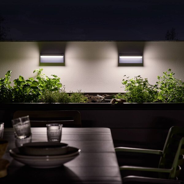 OSRAM Applique da esterni ENDURA STYLE ROBUST, Alluminio / Grigio / Zincato, Alluminio, Moderno, Applique da esterni