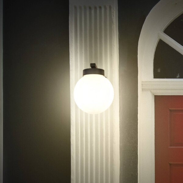 OSRAM Applique da esterni ENDURA CLASSIC ERDA, dimmerabile, Alluminio / Grigio / Zincato, Alluminio, Moderno, Applique da esterni