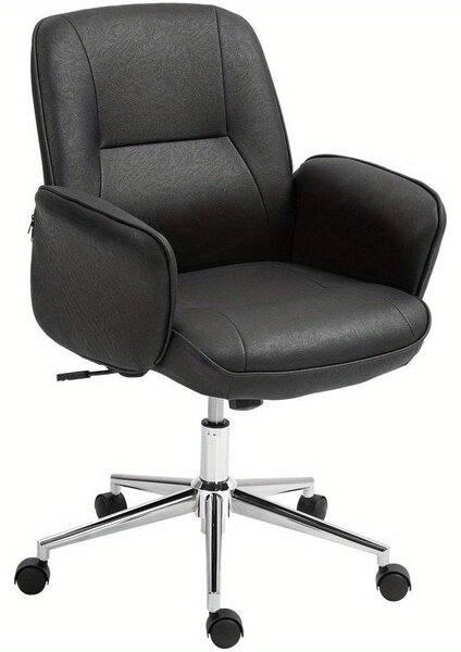Sedia da ufficio – Sedia ergonomica per ufficio con altezza regolabile e funzione basculante