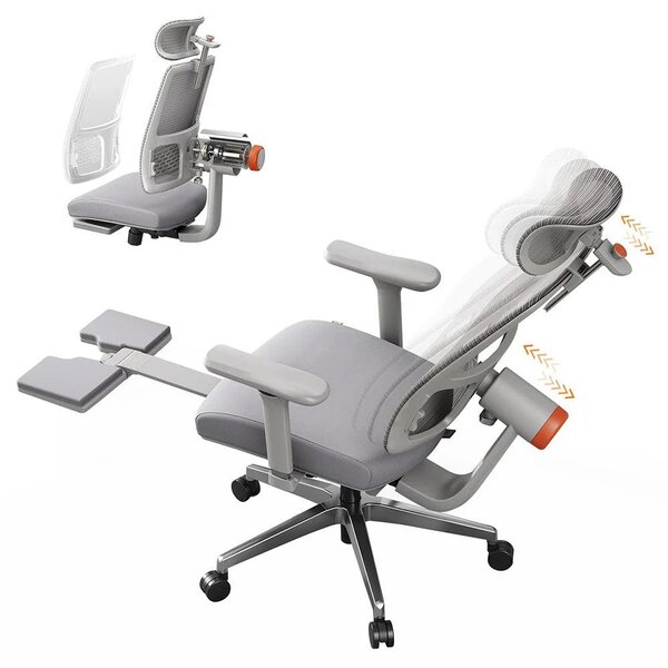 Sedia da ufficio - Sedia ergonomica - Sedia per ufficio - Sedia da lavoro - Schienale con supporto lombare regolabile