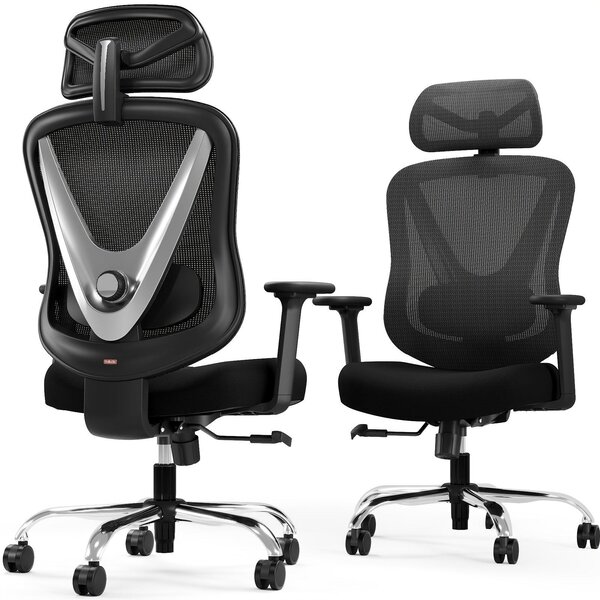 Sedia ergonomica da ufficio - Sedia da lavoro - Sedia per ufficio - Sedia da scrivania - Sedia per computer - Seduta regolabile in profondità