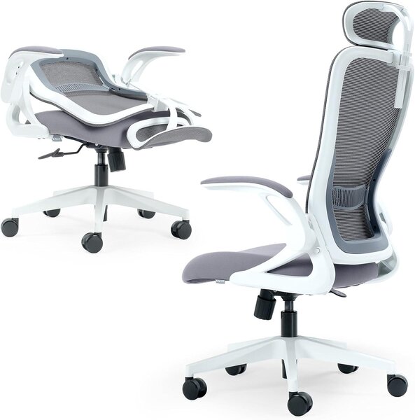 Sedia pieghevole da ufficio - Sedia pieghevole - Sedia per computer - Sedia da gaming - Sedia da lavoro - Design ergonomico