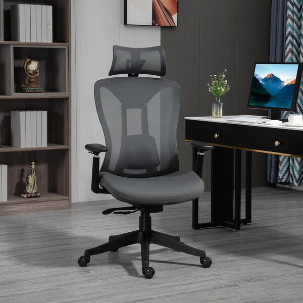 Sedia da ufficio - Sedia ergonomica - Sedia per ufficio - Sedia per computer - Sedia girevole - Supporto lombare regolabile