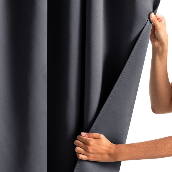 Tenda parzialmente oscurante grigio scuro 140x270 cm Kierra – Restilo