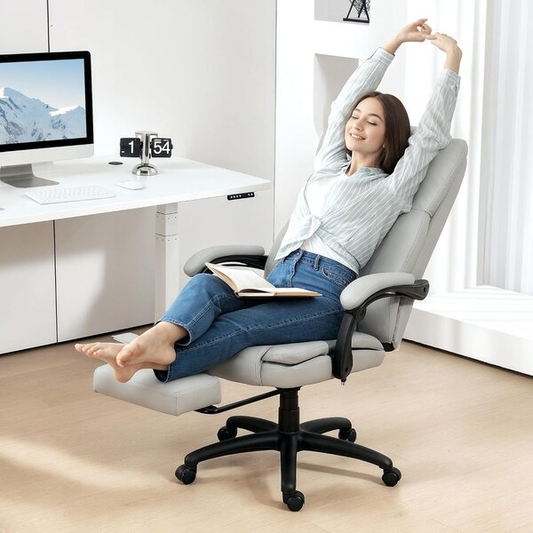 Sedia da ufficio - Sedia per ufficio - Sedia da ufficio con massaggio - Sedia ergonomica - Sedia da direttore - 6 punti di massaggio