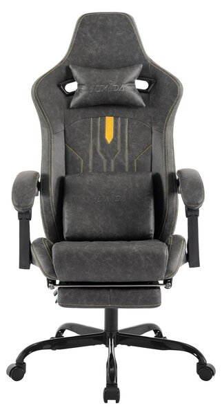 Sedia da gaming - Sedia per videogiochi - Sedia da ufficio - Sedia per computer - Sedia da gaming ergonomica - Sedia da ufficio in ecopelle