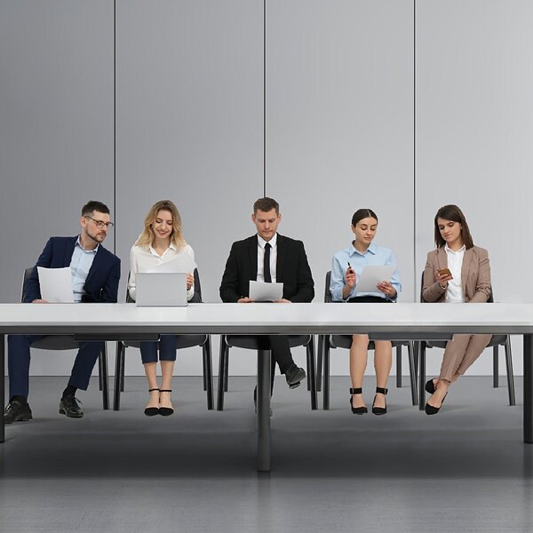 Sedia ergonomica da ufficio - Sedia da ufficio - Sedia per riunioni - Sedia per il lavoro da casa - Sedia da direttore - Rivestita in (PU)