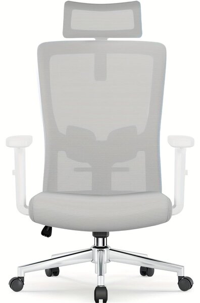 Sedia da ufficio ergonomica con poggiatesta, supporto lombare e funzione di inclinazione regolabili
