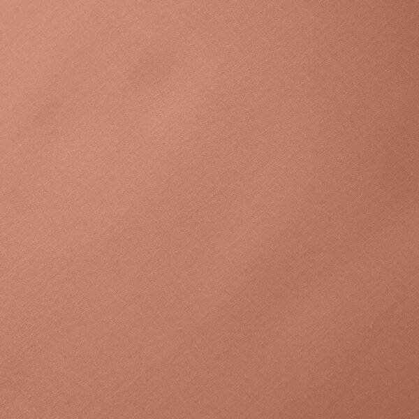 Lenzuolo con angoli color terracotta in percalle di cotone 90x190 cm Cotton Percale – Bianca