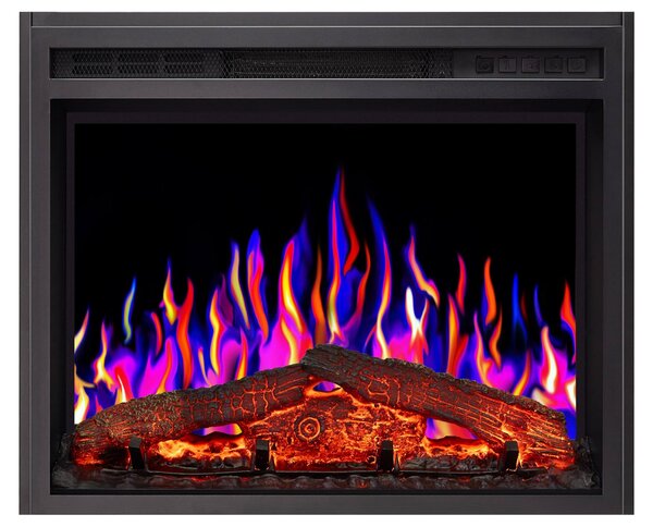 Camino elettrico da parete - 1800W - 61,2 cm - Metallo