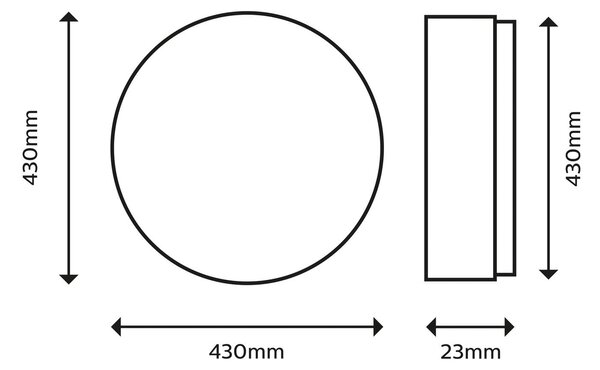 Philips Plafoniera a LED Superslim, dimmerabile, Nero, Studio / Ufficio, Metallo, Plafoniera LED