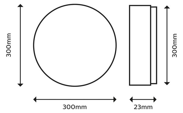 Philips Plafoniera a LED Superslim, dimmerabile, Bianco / Opale, Bagno, Metallo, Plafoniera LED