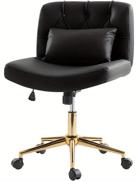 Sedia ergonomica da ufficio - Sedia da ufficio senza braccioli - Sedia da lavoro - Sedia girevole - Sedia a dondolo