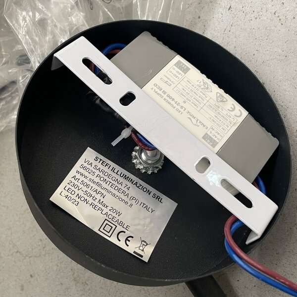 ONLI - Applique a LED TWIST LED/6W/230V 4000K nero
