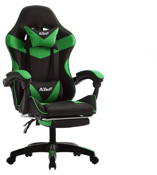 Sedia ergonomica da gaming - Sedia da gioco - Sedia da ufficio - Sedia da gaming nera - Sedia da corsa