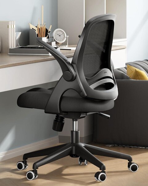 Sedia da ufficio - Sedia da ufficio con braccioli - Sedia ergonomica per ufficio - Arredamento per ufficio - Compatta