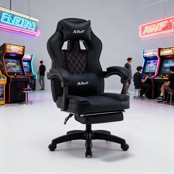 Sedia da gaming - Sedia da gaming ergonomica - Altezza regolabile e supporto lombare