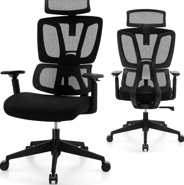 Sedia ergonomica da ufficio - Sedia da ufficio - Sedia da lavoro - Sedia girevole - Sedia da scrivania regolabile