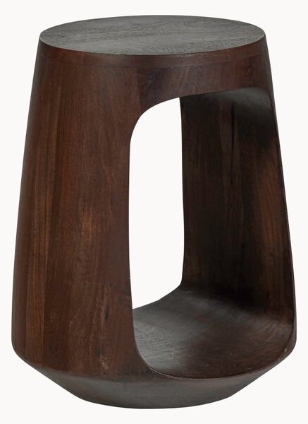 Tavolino rotondo in legno di mango Bayo