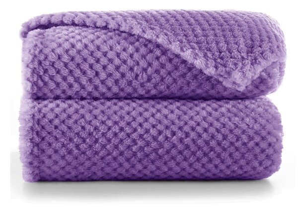 Coperta in microfibra viola, 70 x 150 cm Henry - DecoKing