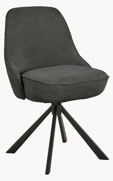 Set di 2 sedie da pranzo girevoli imbottite Carlton