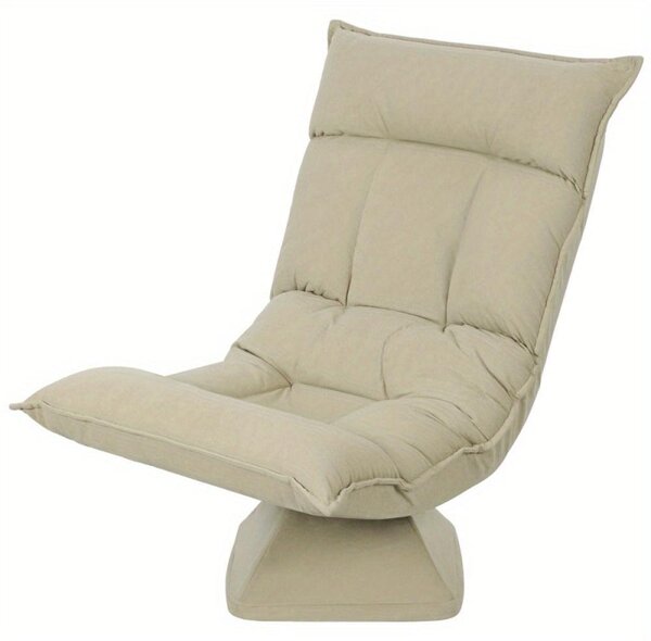 Sedia girevole - Sedia da pavimento - Sedia da scrivania - Poltrona relax - Girevole a 360° - Schienale regolabile in 5 posizioni